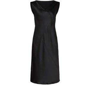 ATM v Neck Satin Slip Dress